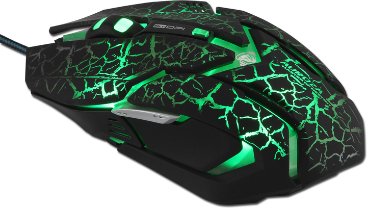 Mysz E-Blue Auroza Gaming USB Black (EMS639BKCA-IU) - obraz 9
