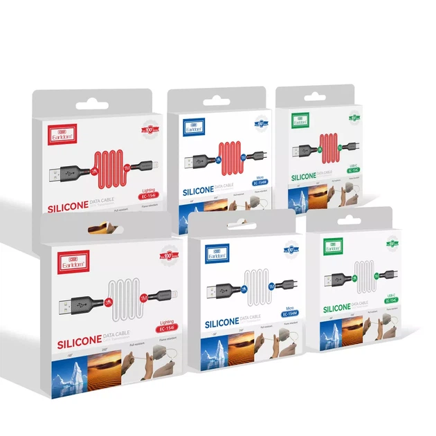 Кабель Micro USB Earldom EC-154M (1м) — Red (786259) - Фото 2 Кабель Micro USB Earldom EC-154M (1м) — Red (786259) - изображение 2