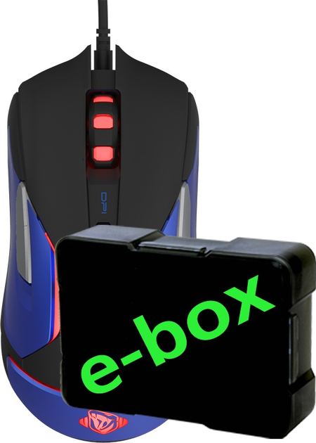 Миша E-Blue Auroza Gaming V2 e-Box USB Black/Blue (EMS668BKAA-IU) - зображення 4