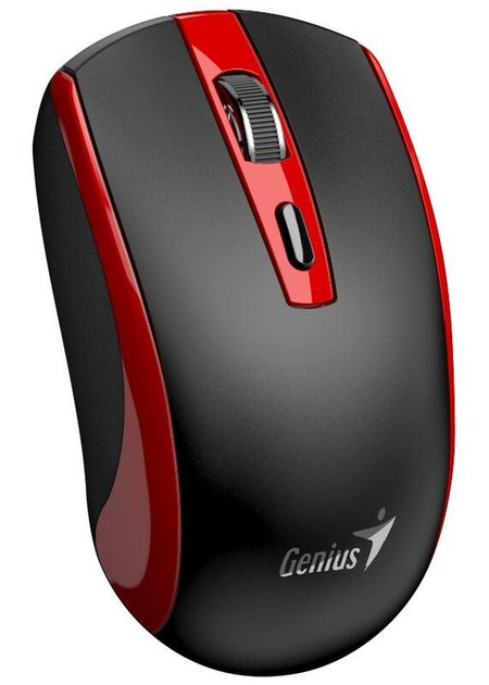 Mysz Genius ECO-8150 Wireless Black/Red (31030045401) - obraz 2