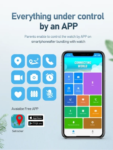 Смарт часы-телефон детские Wonlex KT36 Original с видеозвонком WI-FI GPS SIM-карта Blue (18346) - изображение 11