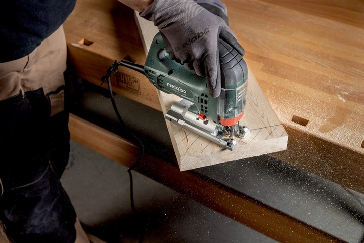 Лобзик Metabo STEB 100 Quick пластиковий кофр (601110500) - Фото 5 Лобзик Metabo STEB 100 Quick пластиковий кофр (601110500) - зображення 5