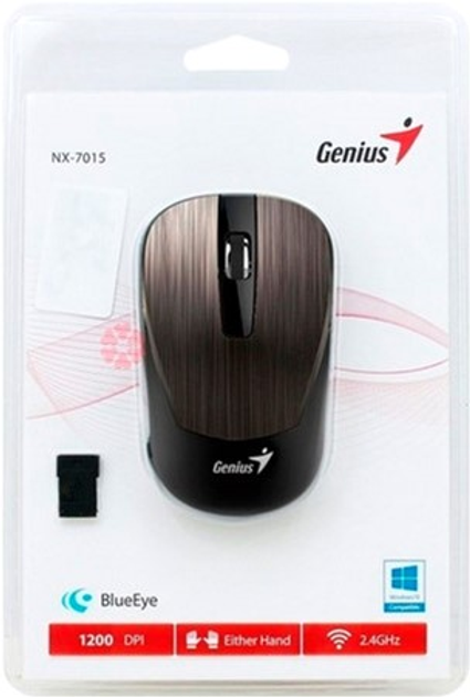 Mysz Genius NX-7015 Wireless Chocolate (31030019401) - obraz 4