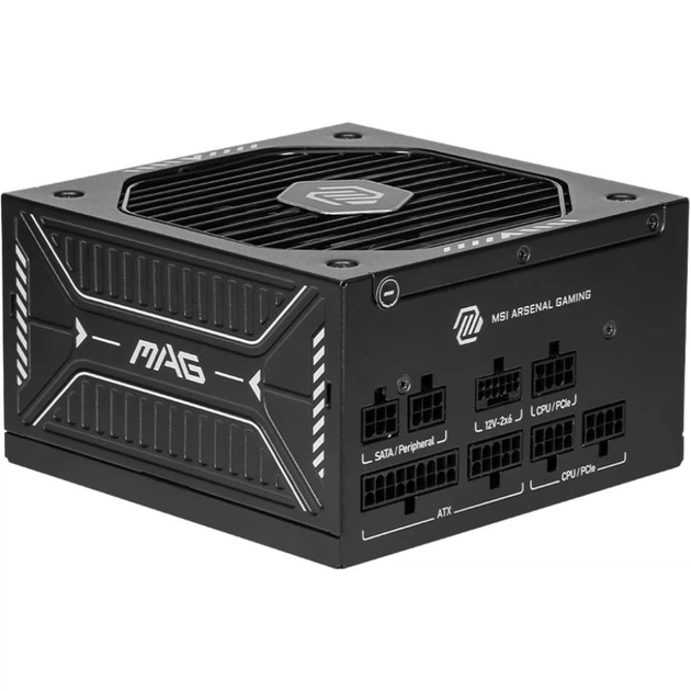 Блок питания MSI MAG A750GLS 750W ATX 3.1 80+ Gold (MAG A750GLS PCIE5) Black - Фото 1 Блок питания MSI MAG A750GLS 750W ATX 3.1 80+ Gold (MAG A750GLS PCIE5) Black - изображение 1