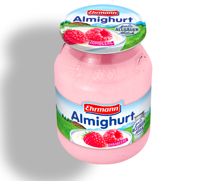 Йогурт Ehrmann Almighurt малина 500г - изображение 3