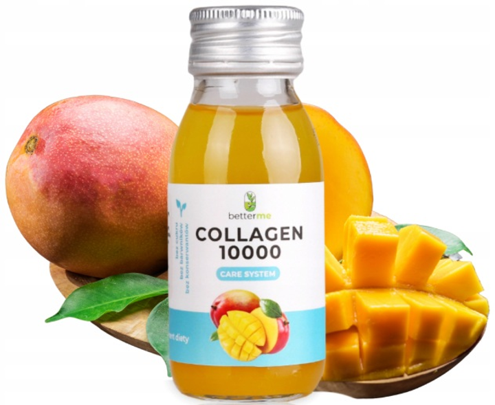 Харчова добавка Better Me Collagen 10000 Care System риб'ячий колаген для пиття Манго 30 x 60 мл (5905123512070) - зображення 2