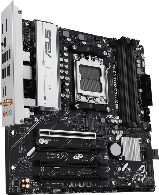 Płyta główna Asus B850M MAX GAMING WIFI (sAM5, AMD B850, PCI-Ex16) (4711636062343) - obraz 3