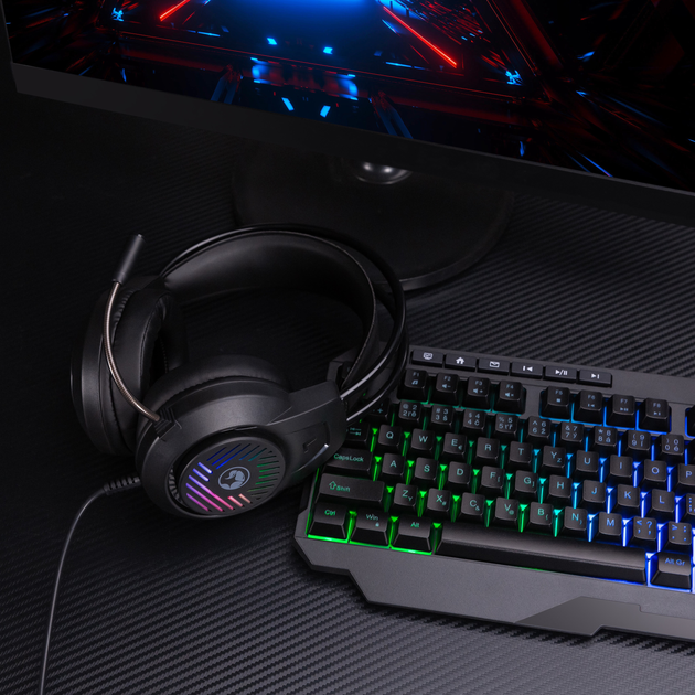 Комплект дротовий Marvo CM430 Black (CM430 EN) - зображення 9