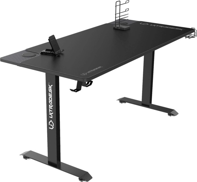 Ігровий стіл ULTRADESK Momentum Black (UDESK-MM-BK) - зображення 2