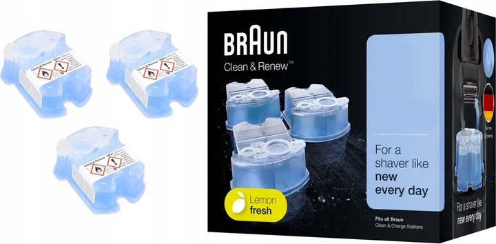 Картридж рідина для чищення бритв Braun CCR 3 3 шт. - изображение 3