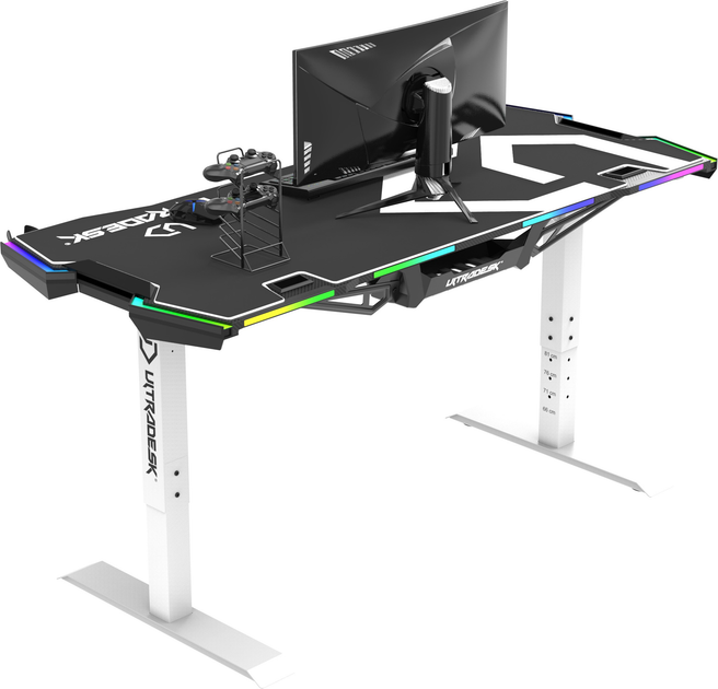 Ігровий стіл ULTRADESK Force Snow White (UDESK-FO-WW) - зображення 14