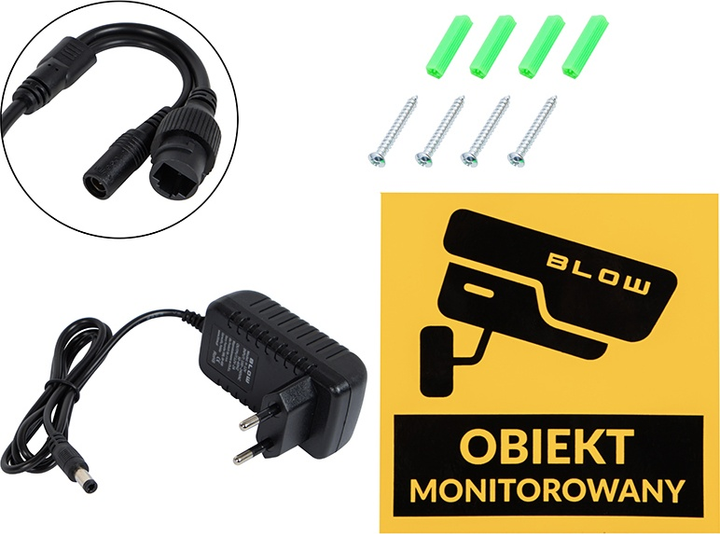 IP-камера Blow H-133 Wi-Fi поворотна 4 мм 3 МП (5900804147695) - зображення 3