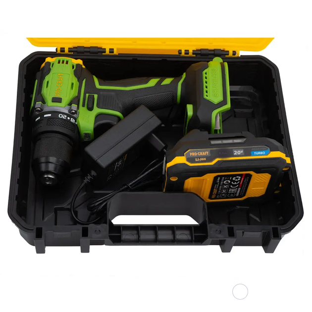 Шуруповерт аккумуляторный Procraft PA-18 PRO 2Аг - изображение 4