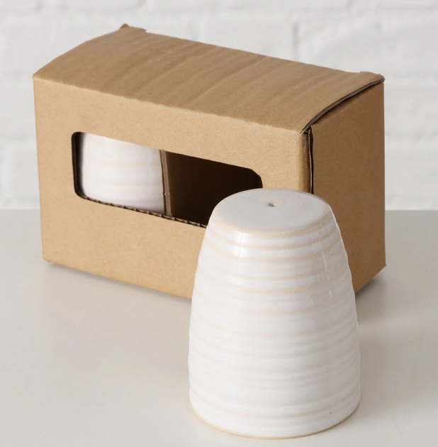 Solniczka i pieprzniczka Boltze Jonah ceramiczne (4066076406333) - obraz 2