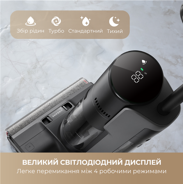 Аккумуляторный моющий пылесос Dreame G10 PRO (HHR20A) - изображение 9