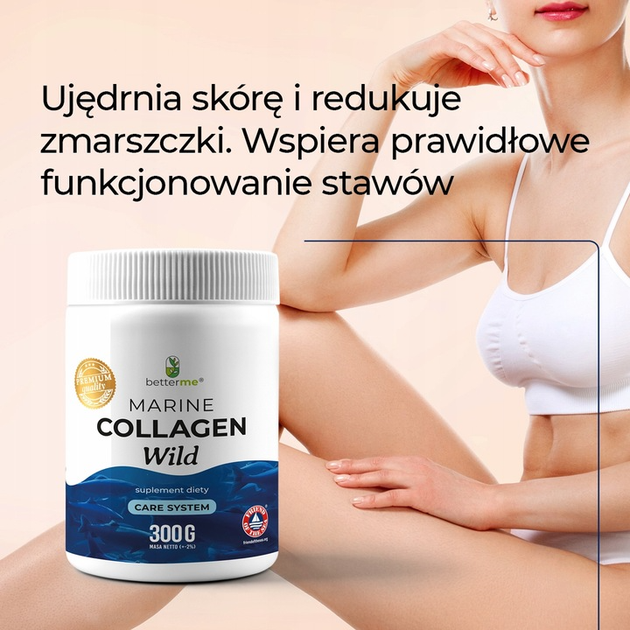 Харчова добавка Better Me Marine Collagen Wild колаген з атлантичної тріски 300 г (5905123512155) - зображення 3