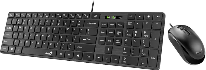 Комплект дротовий Genius SlimStar C126 Copilot Black (31330007413) - зображення 2