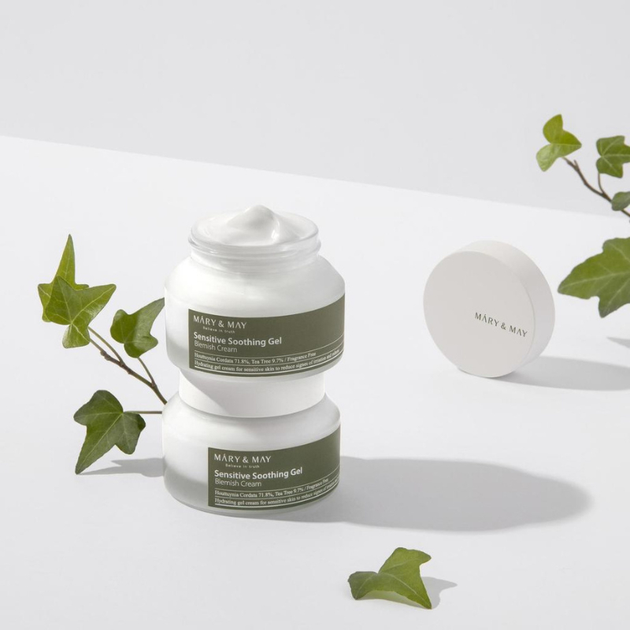 Крем для обличчя Mary&May Sensitive Soothing Gel відновлюючий 70 г (8809670680862) - зображення 2