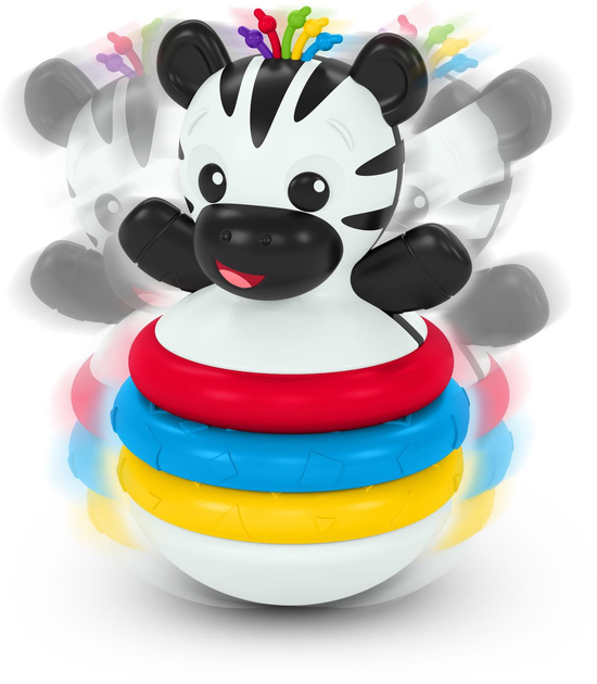Іграшка-пірамідка розвиваюча Baby Einstein Stack & Wobble Zene (16709) (074451167094) - зображення 2