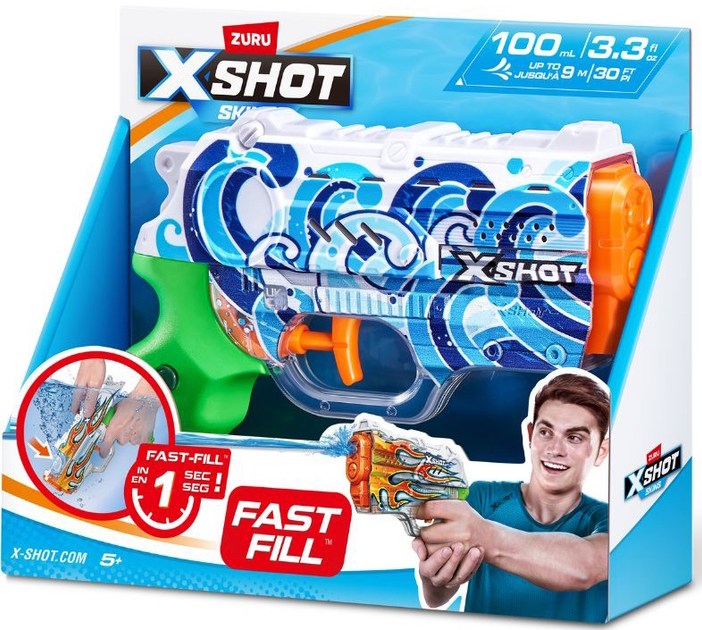 Wodny blaster Zuru X-Shot Fast Fill Sins Nano Hydra (193052044181) - obraz 5
