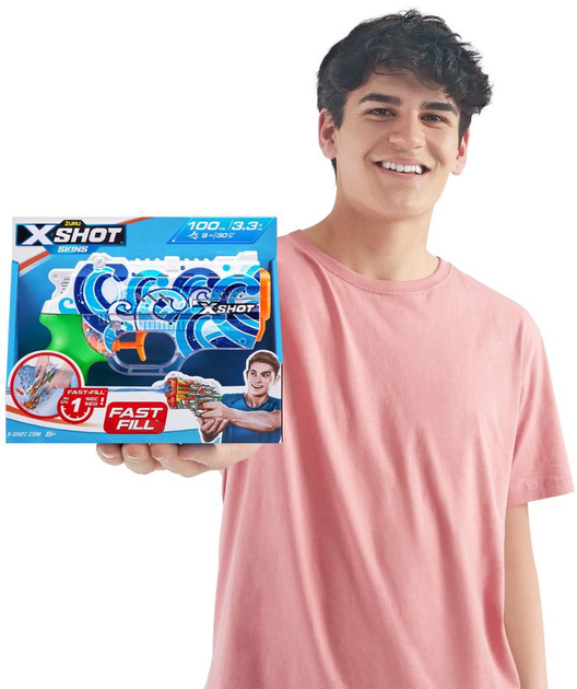 Wodny blaster Zuru X-Shot Fast Fill Sins Nano Hydra (193052044181) - obraz 6