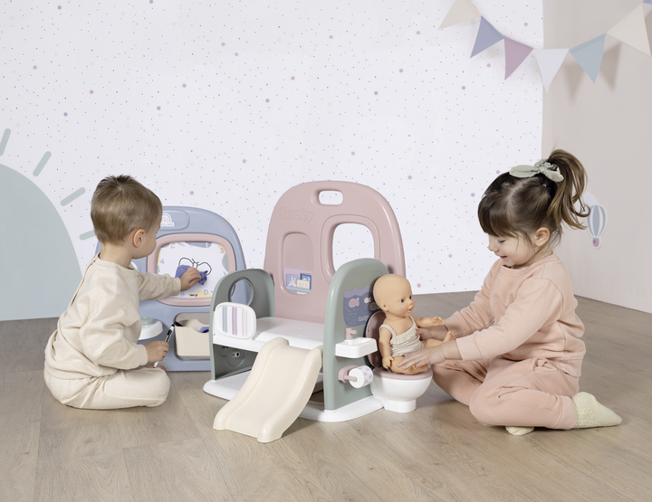 Zestaw Smoby Toys Baby Care Centrum dziecięce 5 w 1 z akcesoriami (7600240308) (3032162403082) - obraz 7
