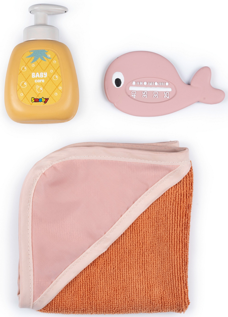 Wanienka dla lalki Smoby Toys Baby Nurse z prysznicem elektrycznym i podświetleniem z akcesoriami (7600220386) (3032162203866) - obraz 3