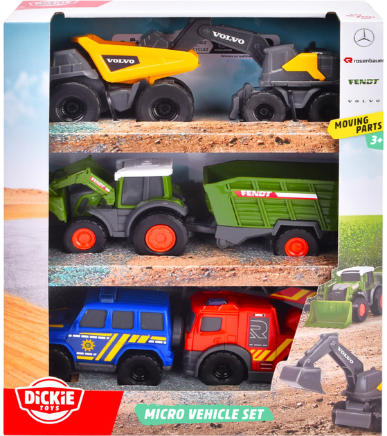 Zestaw Dickie Toys Mikro-transport 9 cm (3742016) (4006333090820) - obraz 17