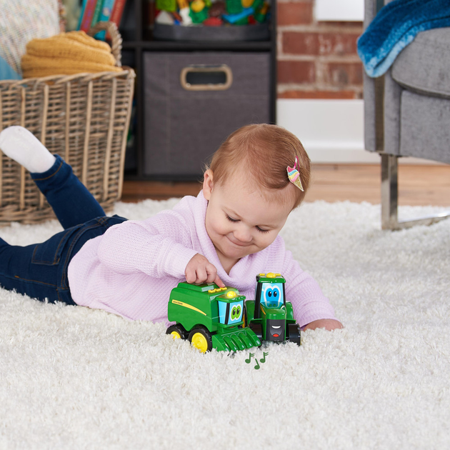 Ігровий набір Tomy Трактор та комбайн John Deere Kids (LP47193) (36881379102) - зображення 4