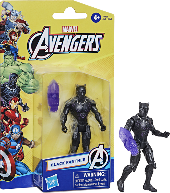 Іграшка-фігурка Hasbro Марвел Black Panther з аксесуаром (F9325_F9336) (5010996197085) - зображення 5