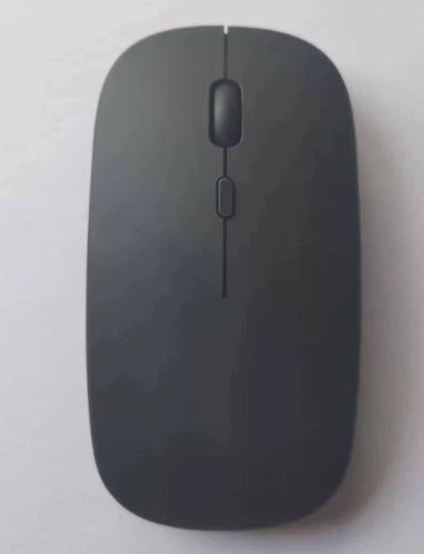 Компьютерная бесшумная USB беспроводная мышка Wireless 2.4 ГГц Mouse оптическая мышь на аккумуляторе (753346680) для пк/планшета (беспроводная мышь) Черная - изображение 4