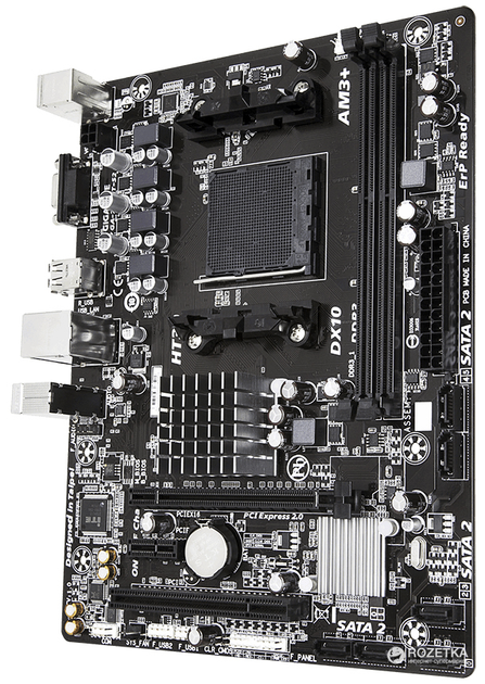 Материнская плата Gigabyte GA-78LMT-S2 R2 (AM3/AM3+, AMD 760G, PCI-Ex16 ...