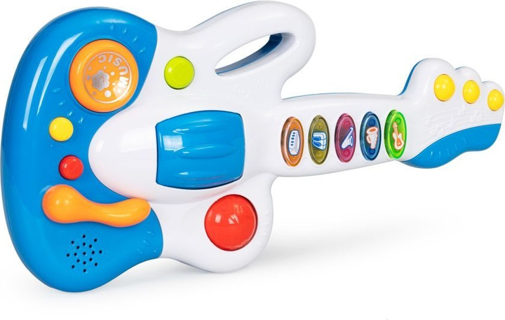Gitara elektryczna dla dzieci Huanger z melodiami 37 cm HE0503 (5903769977741) - obraz 3