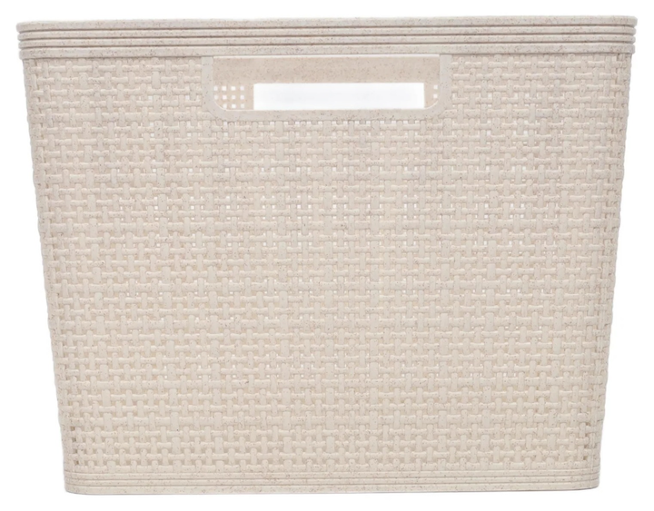 Koszyk do przechowywania Storage solutions plastikowy Beżowy 35 x 29.5 x 22 cm (8721037325752) - obraz 3