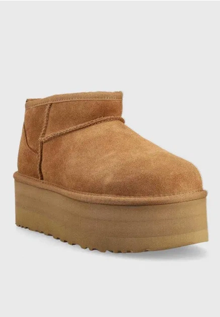 Женские угги UGG Classic Ultra Mini Platform Boot Chestnut 39р - (25см) 1135092-CHE - Фото 2 Женские угги UGG Classic Ultra Mini Platform Boot Chestnut 39р - (25см) 1135092-CHE - изображение 2