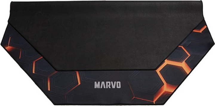 Килимок під ігрове крісло Marvo GM03 1100 x 1100 x 2 мм Black (6932391936092) - зображення 5