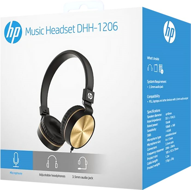 Навушники HP DHH-1206 Black (8YJ97AA) - зображення 5