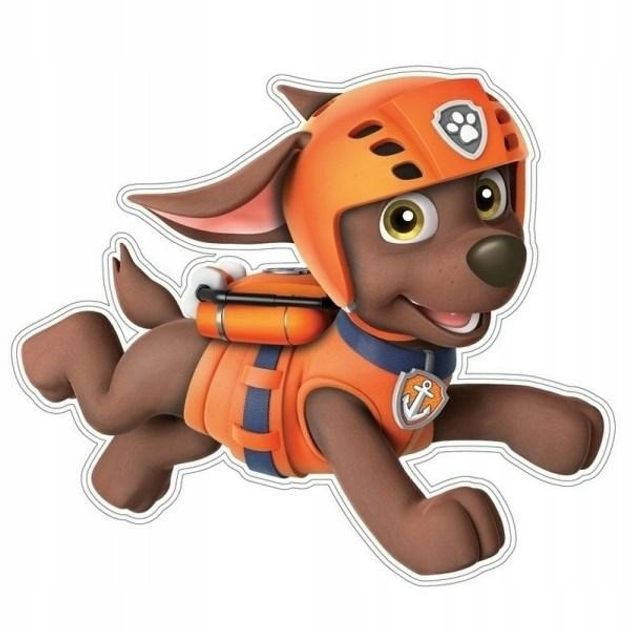 Naklejka Nickelodeon Paw Patrol ZUMA do dekoracji pokoju (5901885736662) - obraz 1