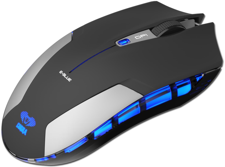 Mysz E-Blue Cobra Jr. Black (EMS609BKAA) - obraz 2