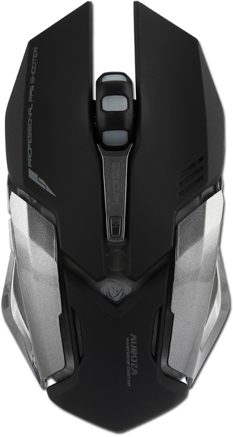 Mysz E-Blue Auroza Gaming USB e-Box Black (EMS639BKAA-UI) - obraz 1