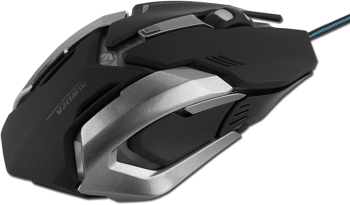 Mysz E-Blue Auroza Gaming USB e-Box Black (EMS639BKAA-UI) - obraz 2
