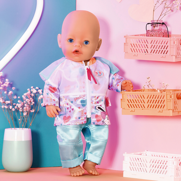 Zestaw ubrań dla lalki Baby Born Kombinezon rekreacyjny Aqua (832622) - obraz 5