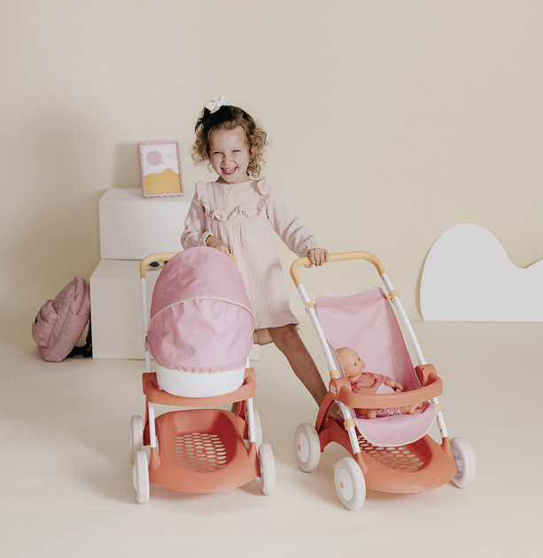Wózek dla lalki Smoby Baby Nurse spacerowy 58 x 38 x 58 cm (7600254024) - obraz 3