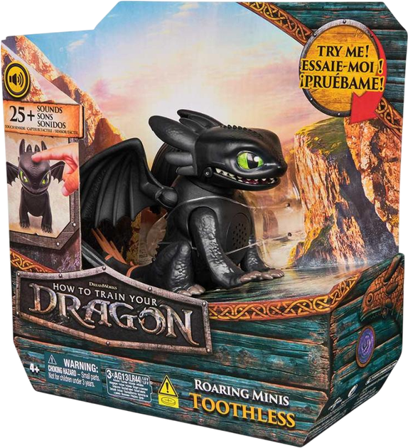 Іграшка інтерактивна Dragons Як приборкати дракона Дракон Беззубик 10 см (SM66676/6074239) - зображення 2