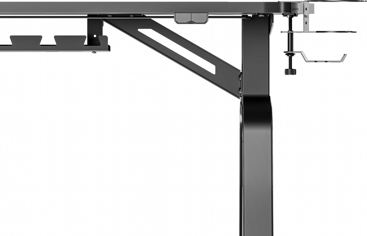 Biurko gamingowe ULTRADESK Booster Black (UDESK-BO-BA/BB) - obraz 13