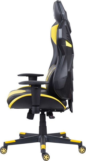 Fotel gamingowy Marvo CH-133 Black/Yellow (6932391924822) - obraz 5
