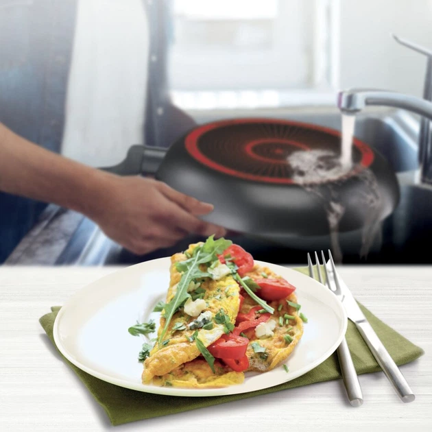 Zestaw patelni Tefal Easy Cook 24/28 cm 2 szt (3168430373372) - obraz 4