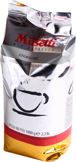 Кофе в зернах Musetti Cremissimo 1 кг (8004769200901) - изображение 1