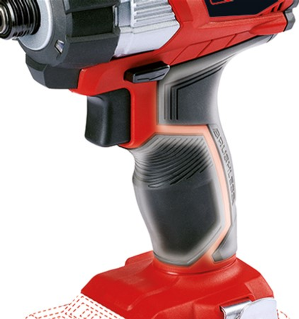 Wkrętak udarowy akumulatorowy bezszczotkowy Einhell Professional X-Change TP-CI 18 Li BL - Solo (4510030) - obraz 4