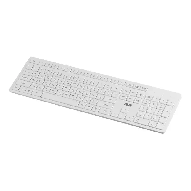 Клавиатура 2E KS260 White (2E-KS260WWH_UA) - Фото 3 Клавиатура 2E KS260 White (2E-KS260WWH_UA) - изображение 3